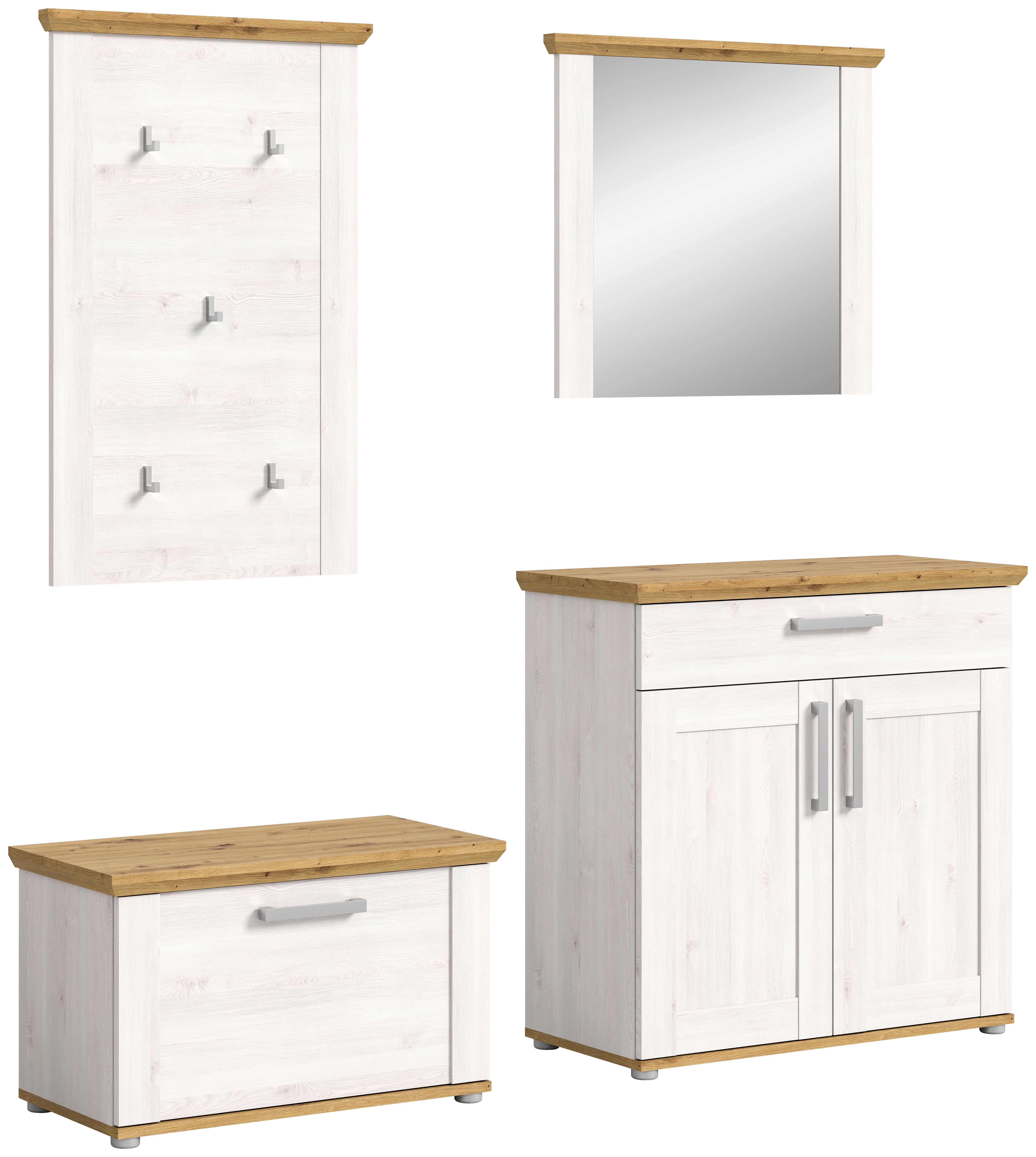 Garderobe Verona 4-Teilig Lärche B: 183 cm