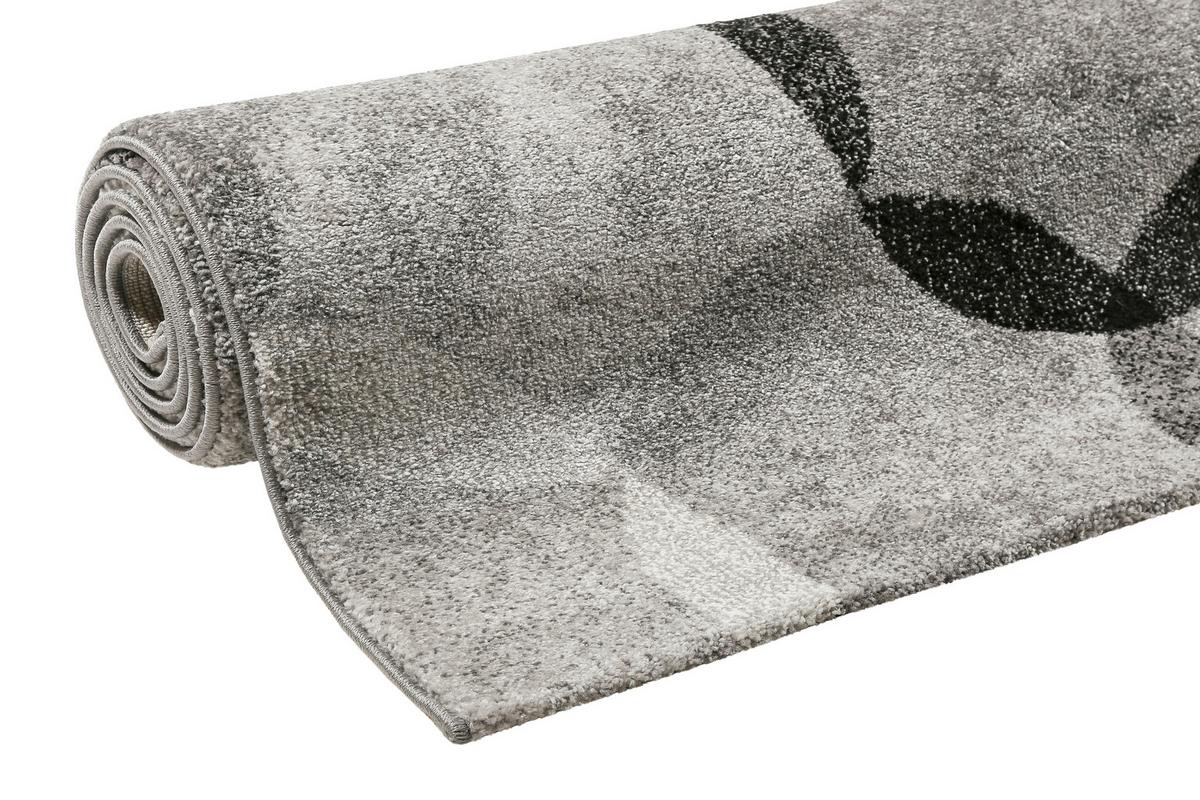 Webteppich Silber/Grau Graphik Modernina 120x170 cm - Dunkelgrau/Beige, Design, Textil (120/170cm) - Esprit