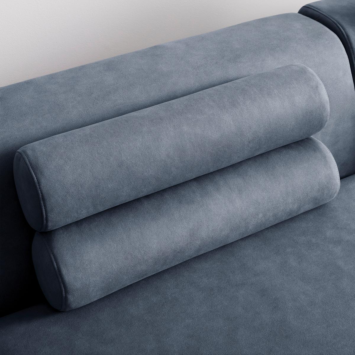 Sedací souprava Anna modrošedá - šedá/bílá, Moderní, dřevo/textil (360/71/134cm) - Bessagi Home