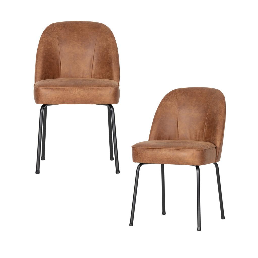 Stuhl-Set Vogue Cognac B: 50cm