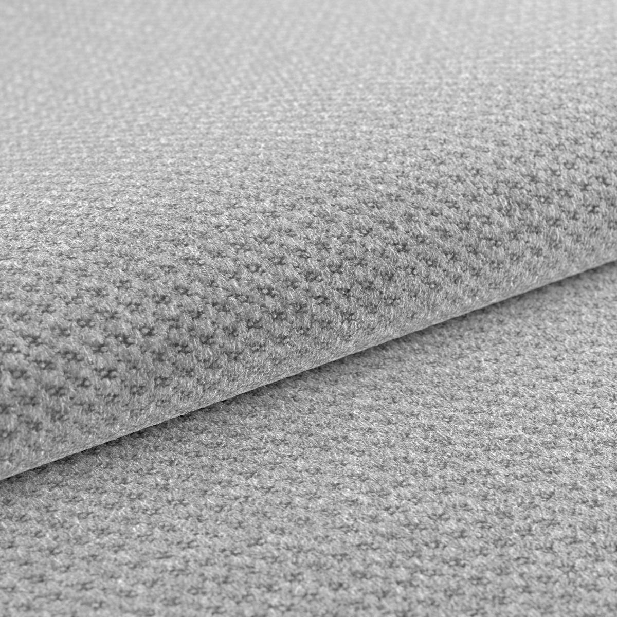 Ecksofa mit Schlaffunktion Mendoza New Chenille 309x197cm - Schwarz/Grau, KONVENTIONELL, Textil (309/197cm) - Ondega