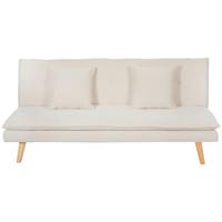 Schlafsofa Passau Weiß B: 181 cm - Schwarz/Weiß, Basics, Holz/Textil (181/77/92cm) - P & B
