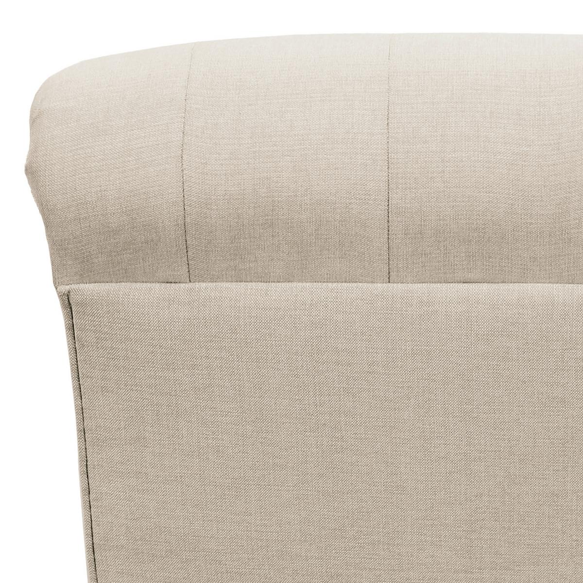 Relaxliege Sofia Cappuccino B: 67 cm - Schwarz/Cappuccino, Design, Textil (67/90/159cm) - P & B