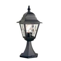 Wegeleuchte Nr3-Blk - Schwarz, KONVENTIONELL, Glas/Metall (44/18,4/18,4cm) - Elstead Lighting