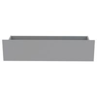 ZÁSUVKA UNIT-ELEMENTS - světle šedá, Moderní, kompozitní dřevo (90,9/21,9/36,6cm) - Ondega