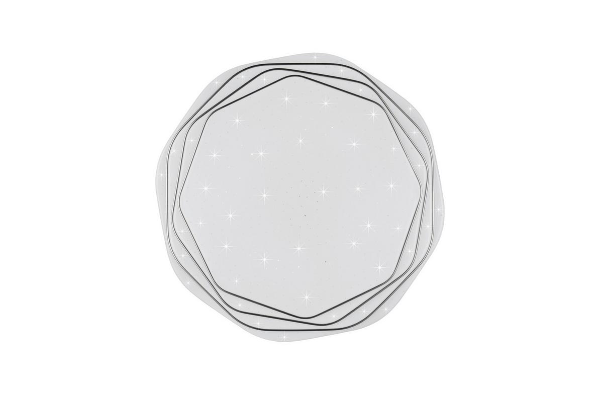 Led-deckenleuchte R67741100 Dizzy - Chromfarben/Weiß, KONVENTIONELL, Kunststoff (38/7cm)