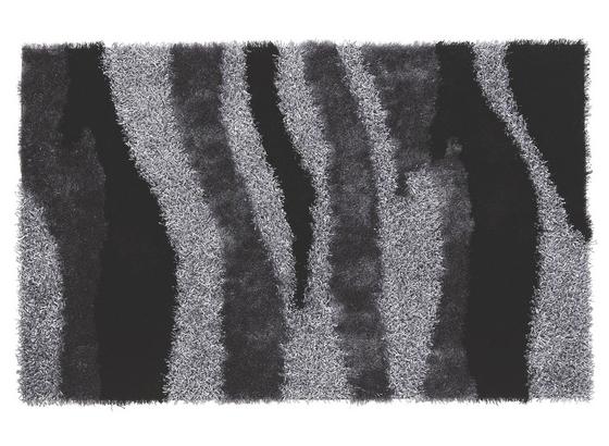 Hochflorteppich Carina - Schwarz, KONVENTIONELL, Textil (100/160cm) - Luca Bessoni Hochflorteppich Carina - Schwarz, KONVENTIONELL, Textil (100/160cm) - Luca Bessoni