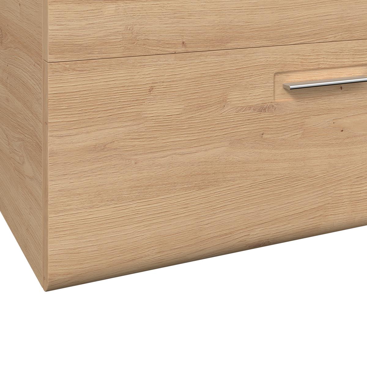 Waschbeckenunterschrank mit Soft-Close Avensis, B: 75 cm - Eichefarben, MODERN, Holzwerkstoff (75/53/45cm) - Luca Bessoni