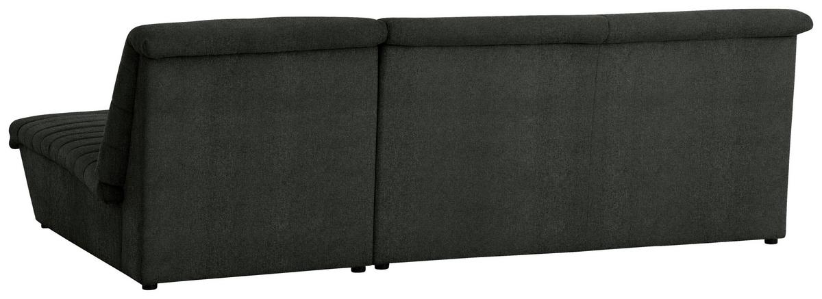 Ecksofa Looks Viii - Dunkelgrün/Schwarz, Design, Textil (274/168cm) - LOOKS by W.Joop