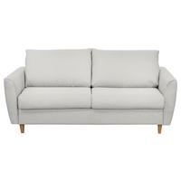Schlafsofa Winter Grau B: 195 Cm - Buchefarben/Grau, Design, Textil (195/90/102cm) - Livetastic