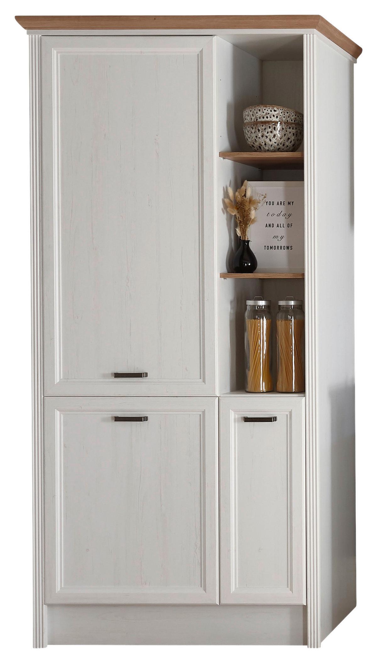 Szekrény Beépíthető Gépekhez Jasmin - Artisan tölgy/mandulafenyő színű, Modern, faalapú anyag (104/216/61cm)