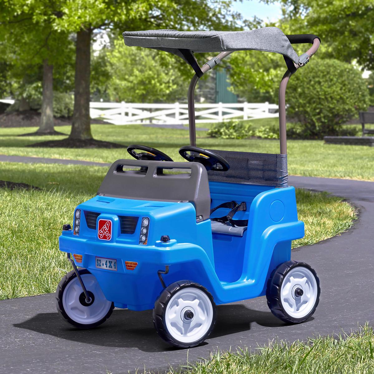 Kinderauto 483399 - Blau, KONVENTIONELL, Kunststoff (63,5/99,1/88,9cm) - Ambia Garden