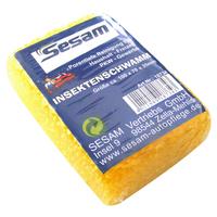 Autoschwamm Sesam 10x4x7 Cm Beideseitig Verwendbar - Gelb, MODERN, Textil (10/4/7cm)