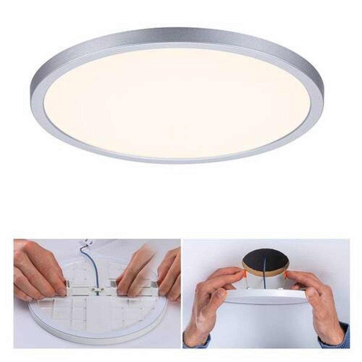 LED-Deckenleuchte Ø 23 cm 1-Flammig, 3-Fach dimmbar - Chromfarben, Design, Kunststoff (23,0cm) - Paulmann