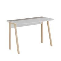 Computertisch Luton Weiß/mokka B: 1020 Cm - Eichefarben/Weiß, Design, Holzwerkstoff (120/60/75cm) - Livetastic
