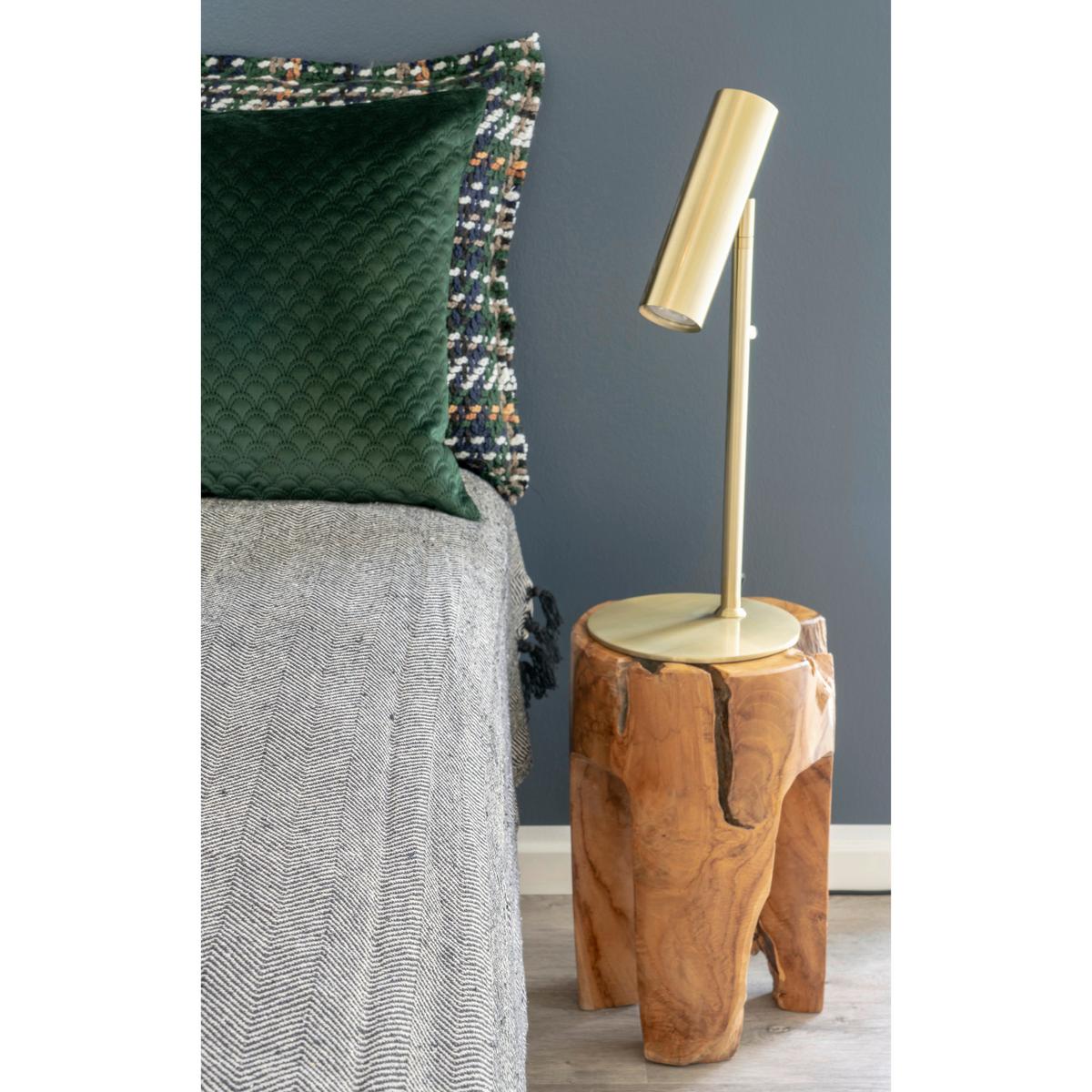 Beistelltisch Rose Teakfarben B: 26cm - Teakfarben, Design, Holz (26/26/40cm) - MID.YOU