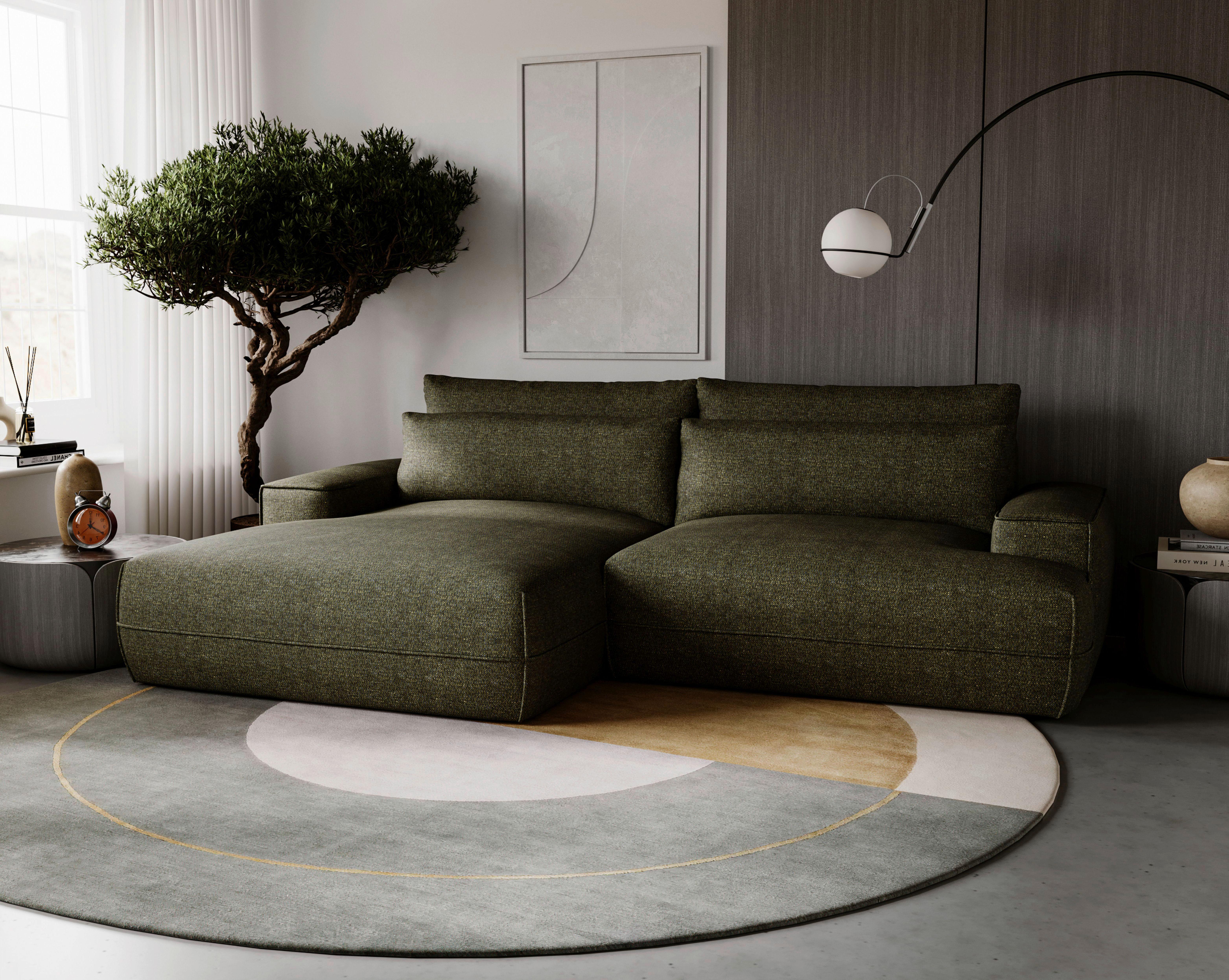 Fresh Grün S: 156x272 Cm - Schwarz/Grün, Design, Textil (156/272cm) - Livetastic