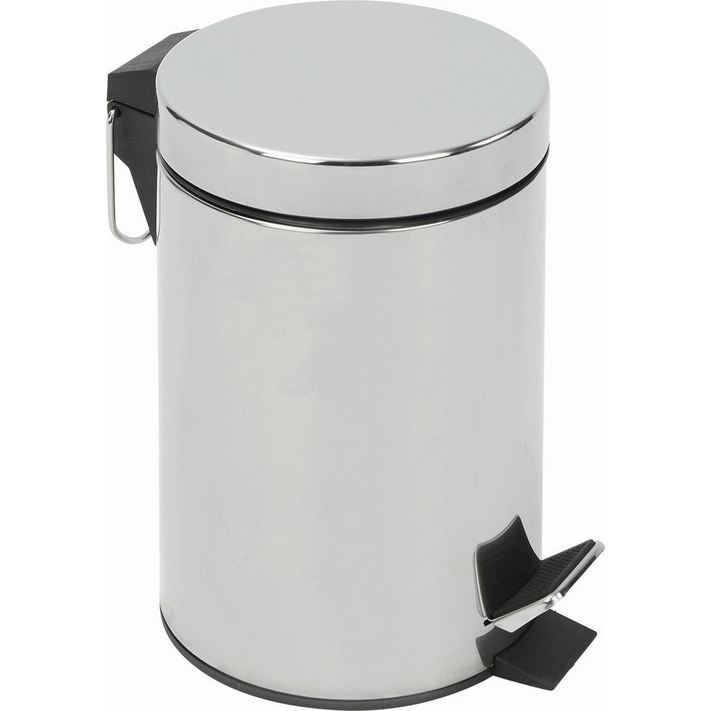 Kosmetikeimer Leonardo II 5 L Edelstahl DxH: 20,5x27,8 cm