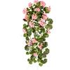 Kunstpflanze, Geranie Grün, Rosa, H: 80 cm - Rosa/Grün, Design, Kunststoff (80cm) - P & B