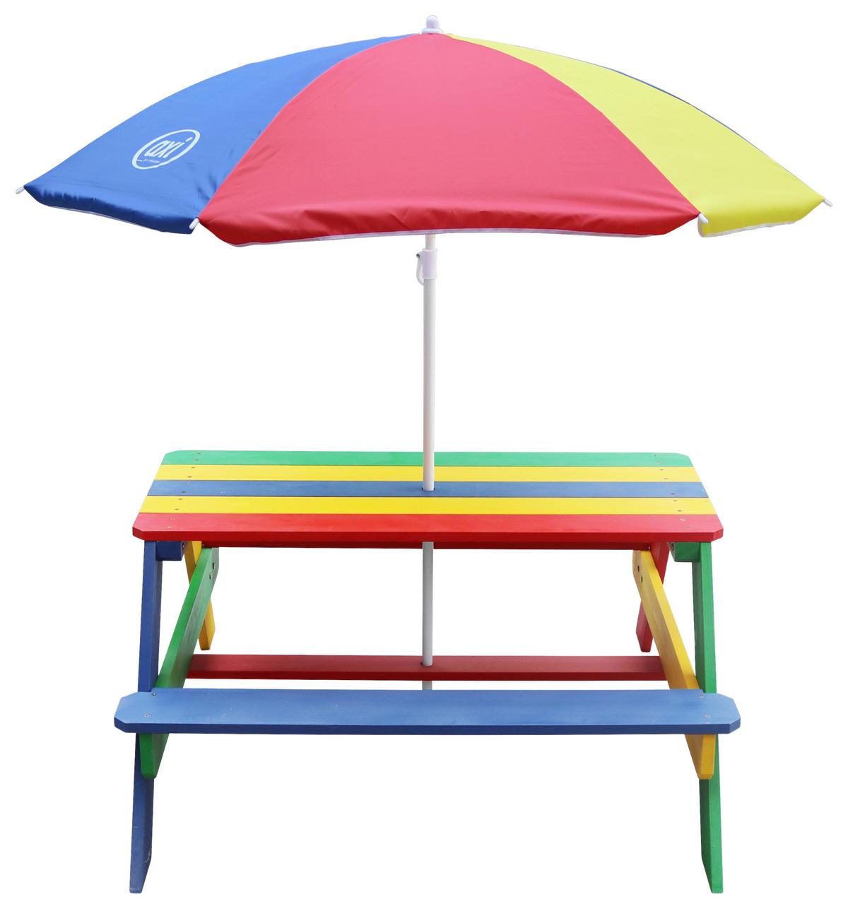 Kinder-gartenset A031.003.08 - Multicolor, KONVENTIONELL, Holz (97,7/48,7/95cm) - Ambia Garden