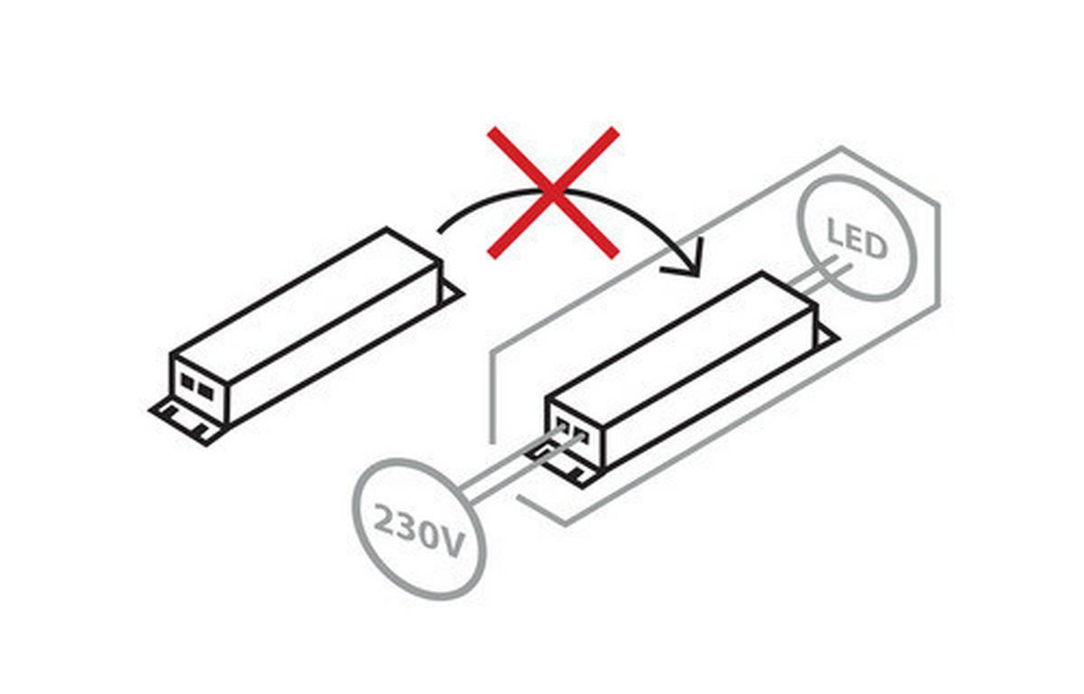 LED-Wandleuchte 283916032 Rocco - Schwarz/Weiß, Basics, Kunststoff/Metall (3,6/60/8cm) - Trio Leuchten
