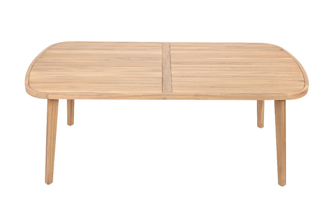 Gartentisch Talinn - Akaziefarben, MODERN, Holz (200/100/77cm) - Beldano