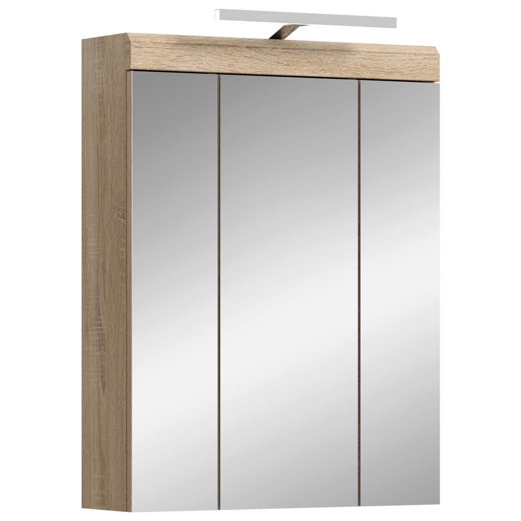 Spiegelschrank Lambada Sonoma Eiche Dekor B: 60 Cm