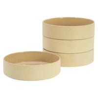 Pastatellerset Futuro Sand Beige 4--Teilig - Beige, Basics, Keramik (19cm) - Creatable