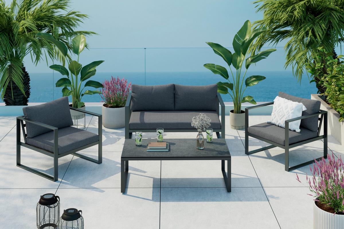 Lounge Kanapé Brest - Modern (134/63/76cm) - Beldano