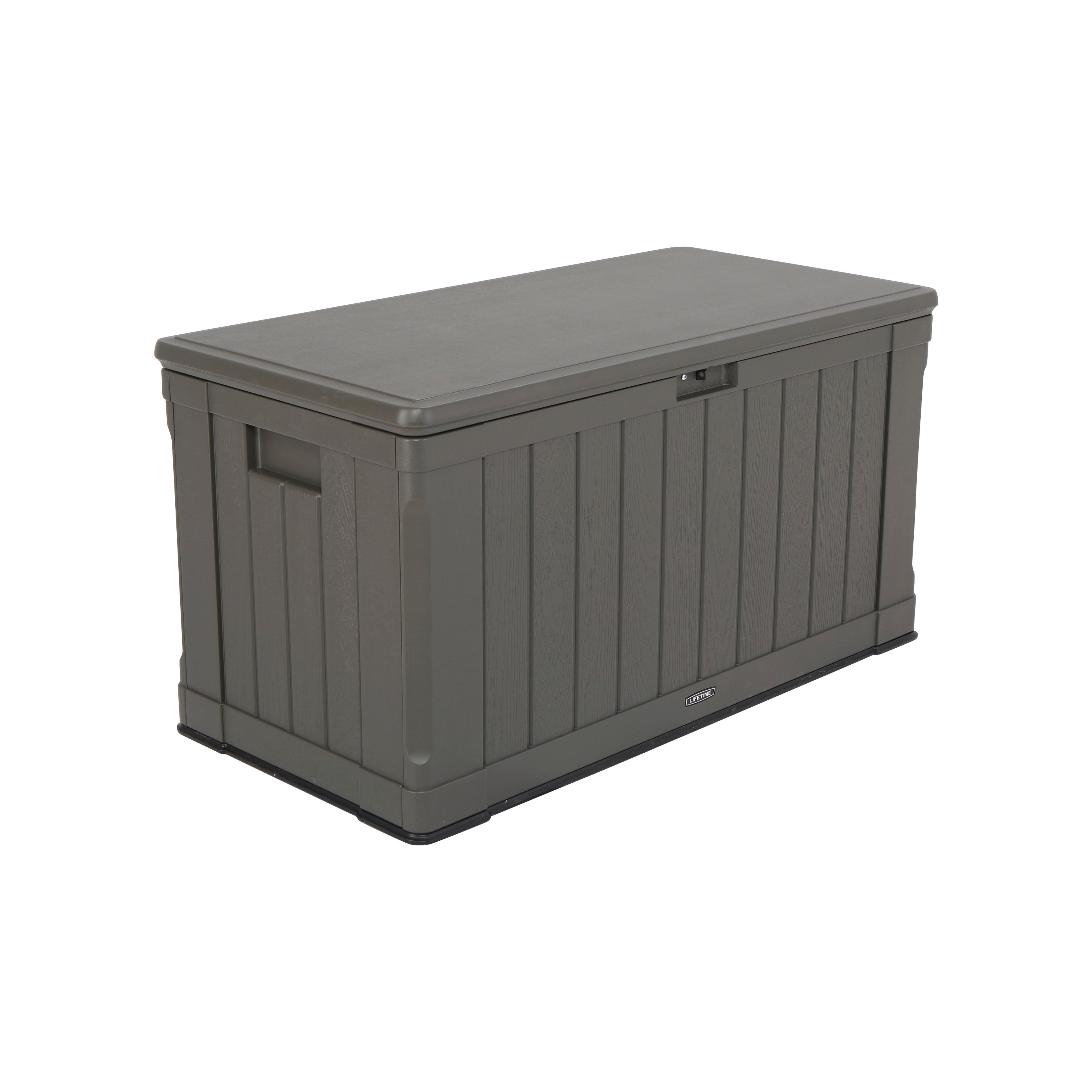 Kissenbox Wasserdicht Premium 128x67x64 cm 440l Braun - Braun, Basics, Kunststoff (128/67/64cm)