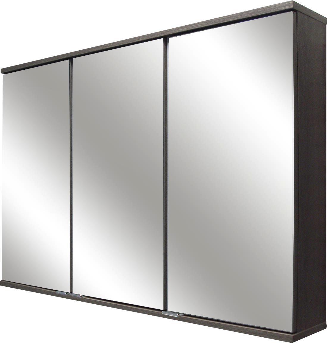 Spiegelschrank Lavella B: 100cm Eiche Dekor - Eichefarben, MODERN, Glas/Holz (100,5/68/16cm) - Fackelmann