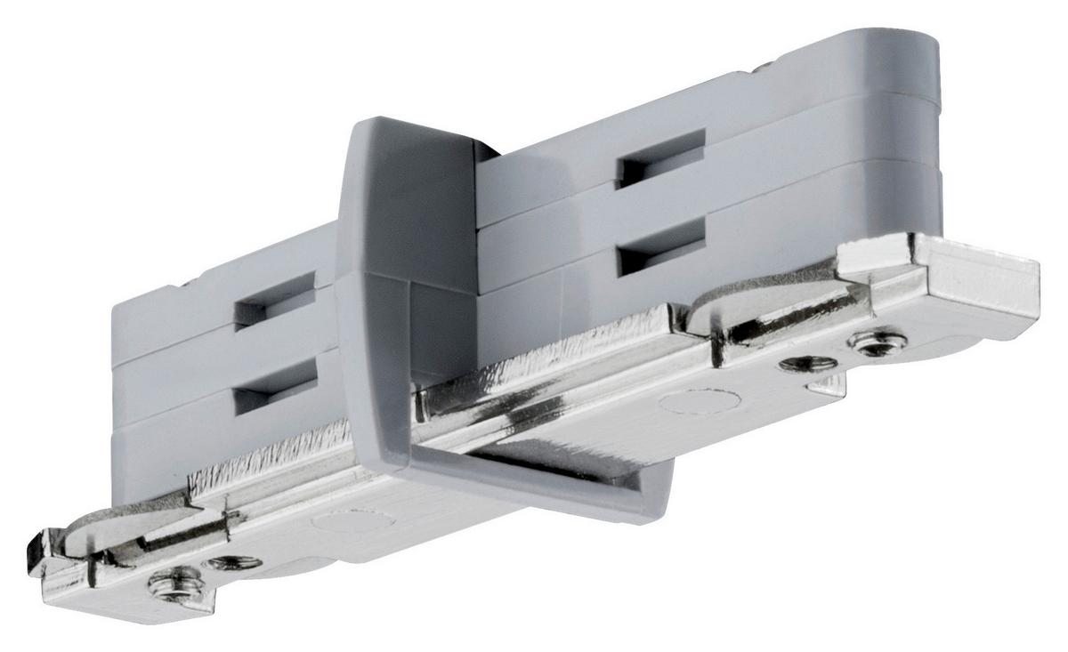 Schienensystem Urail Strom- Trenner 95140 Chromfarben - Chromfarben, Design, Metall (7/1,8/1,8cm) - Paulmann