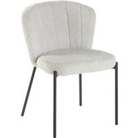 Stuhl Paris - Beige/Schwarz, LIFESTYLE, Holz/Textil (55/79/59cm) - Livetastic