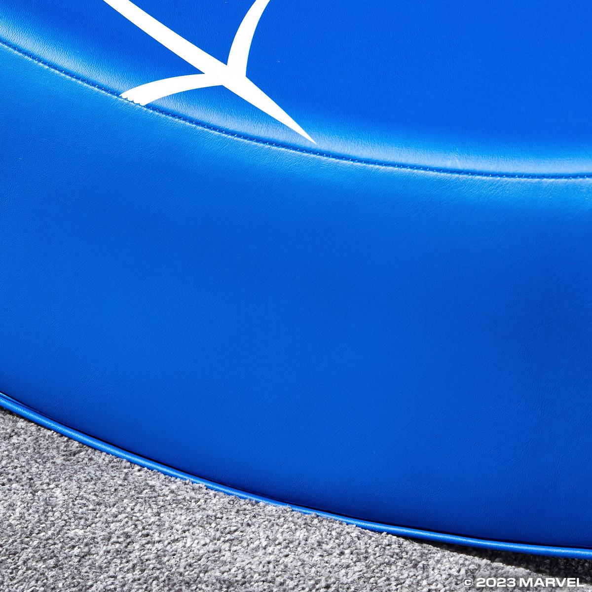 Gamingsessel Lederoptik, Blau, B: 40 Cm - Blau, MODERN, Leder/Holzwerkstoff (40/65,5/85,5cm) - X Rocker