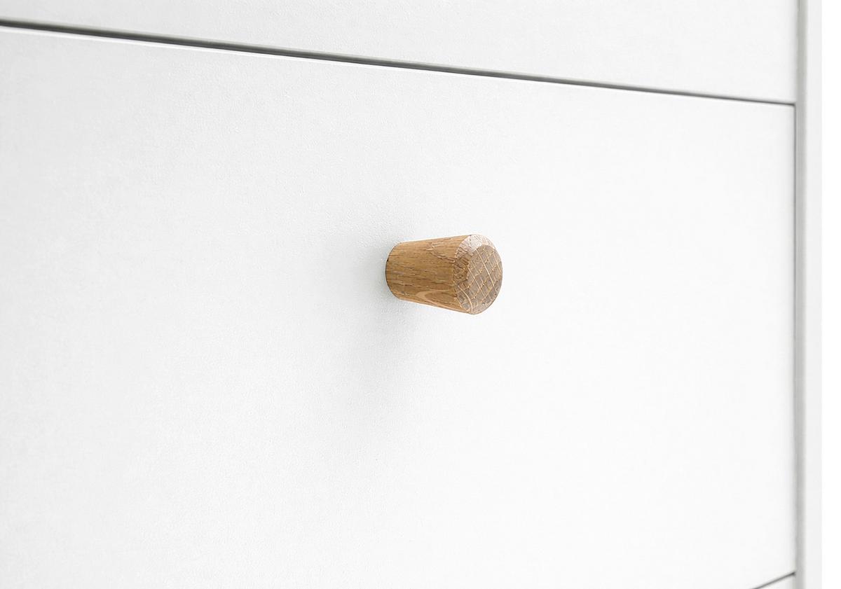 KOMMODE Bjarne Weiß B: 60,1cm - Weiß, Design, Holzwerkstoff (60,1/101,3/33cm) - MID.YOU