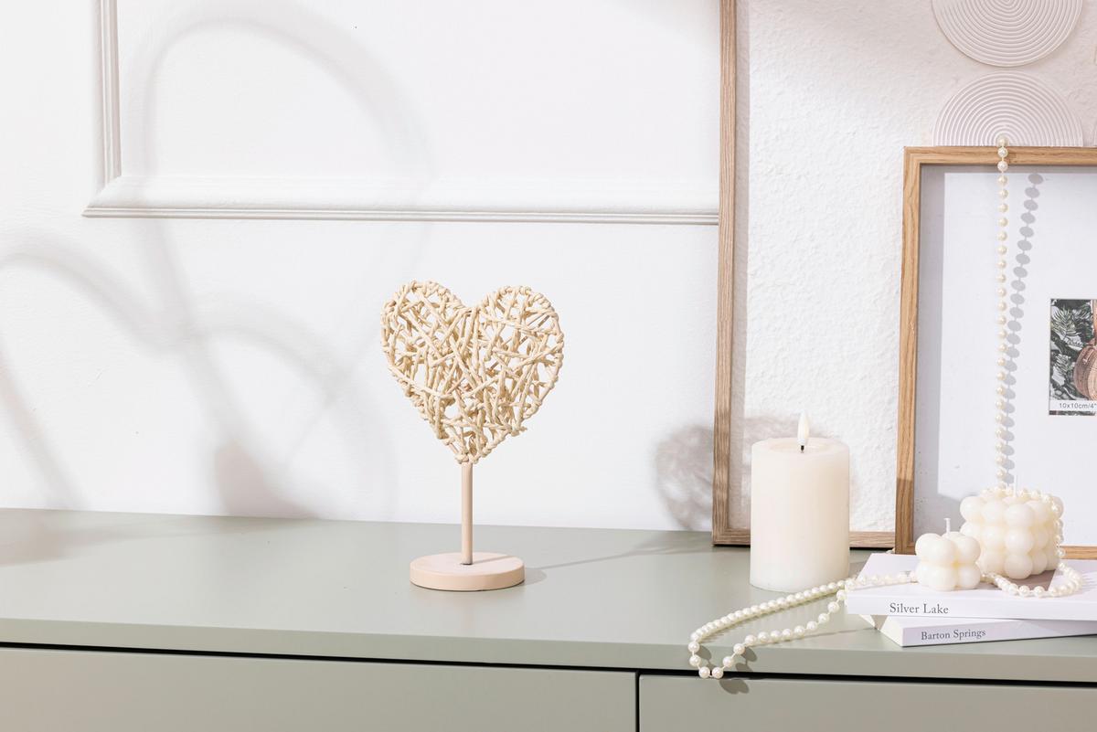 Dekoherz Florian - Creme, KONVENTIONELL, Papier/Metall (16/8,5/22,5cm) - Luca Bessoni