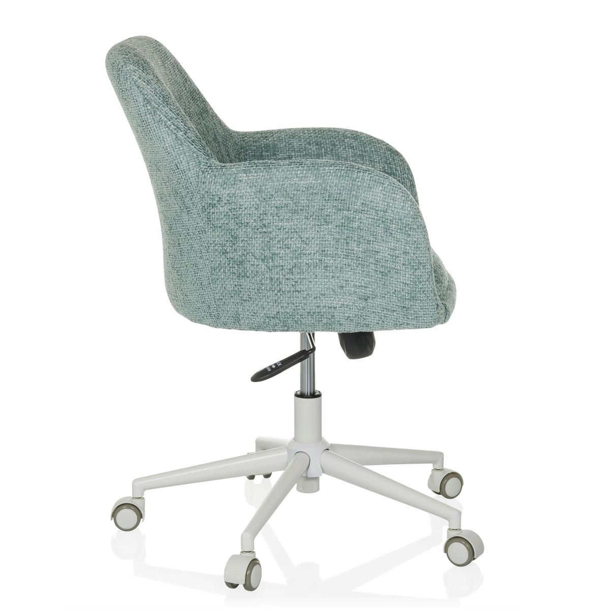 Drehstuhl Solao Home Mintgrau B: 58 cm - Mintgrau/Weiß, MODERN, Textil/Metall (58/78/60cm) - MID.YOU