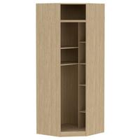 Eckschrank Korpus Unit 91,1 X 91,1 cm Eichefarben - Eichefarben, MODERN, Holzwerkstoff (91,1/242,2/91,1cm) - Ondega