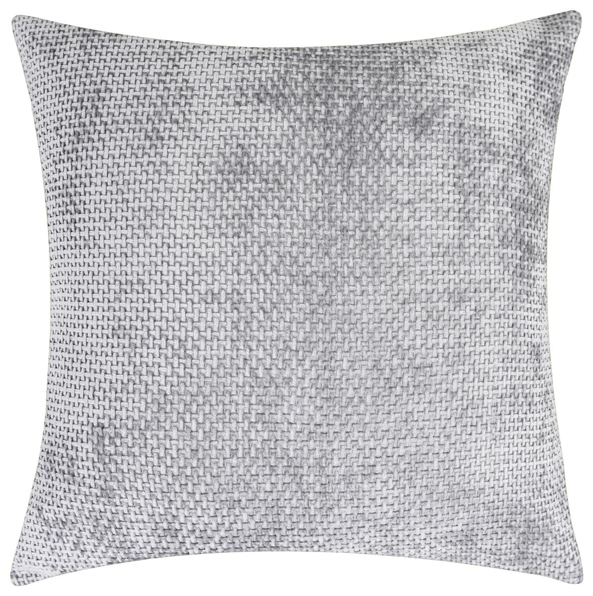 Zierkissen Riena - Silberfarben, MODERN, Textil (45/45cm) - Luca Bessoni