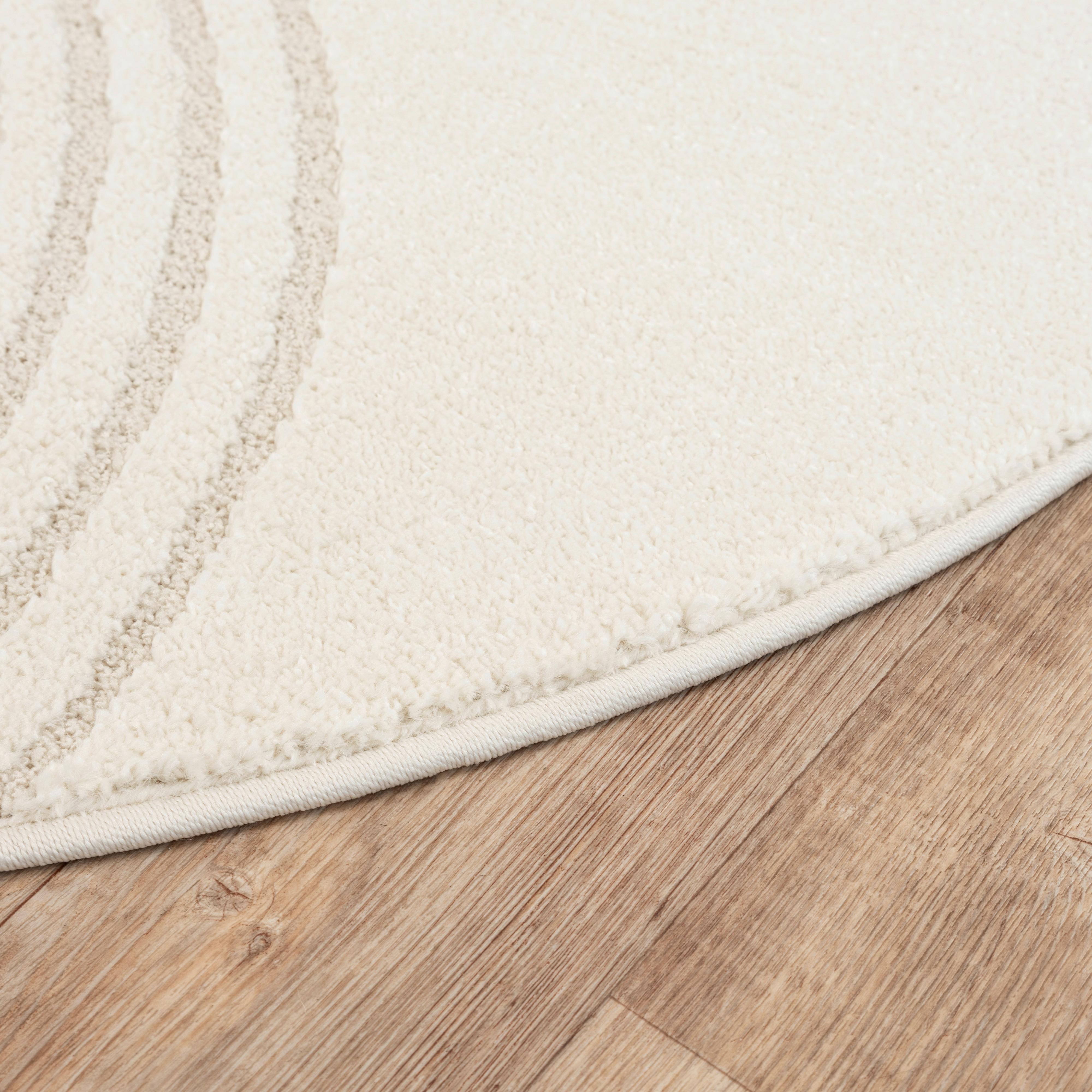 Webteppich Eclipse 2320 160-Cream - Creme, Basics, Textil (120cm)