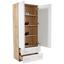 Schuhschrank Es 20 - 2 - Eichefarben/Weiß, MODERN, Holzwerkstoff (90/192/36cm) Schuhschrank Es 20 - 2 - Eichefarben/Weiß, MODERN, Holzwerkstoff (90/192/36cm)