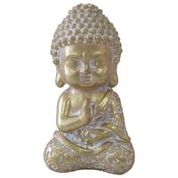 Buddha Revata - Goldfarben, KONVENTIONELL, Kunststoff (7,5/7,5/13cm) - Luca Bessoni