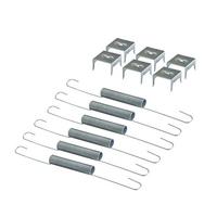 BEFESTIGUNGSSET BEFESTIGUNGSSET FÜR - Silberfarben, Basics, Metall (30cm) - Windhager