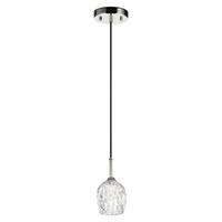 Hängeleuchte Fe-Rubin-Mp - Nickelfarben, KONVENTIONELL, Glas/Metall (11.1/32.3cm) - Elstead Lighting