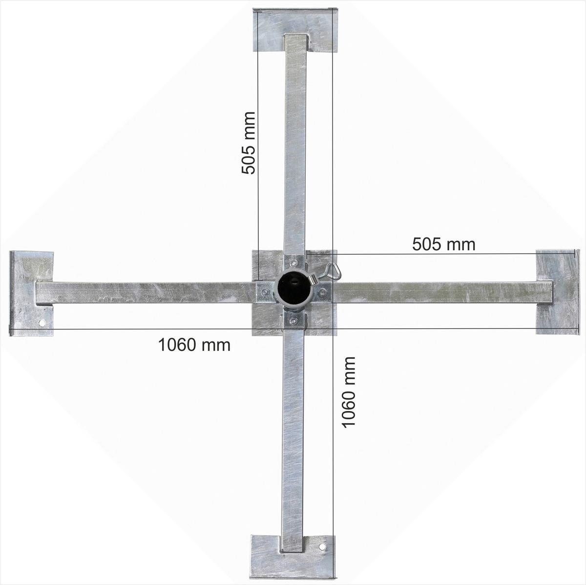 Schirmständer Für Dm 5,5 Cm - Basics, Metall - Schneider