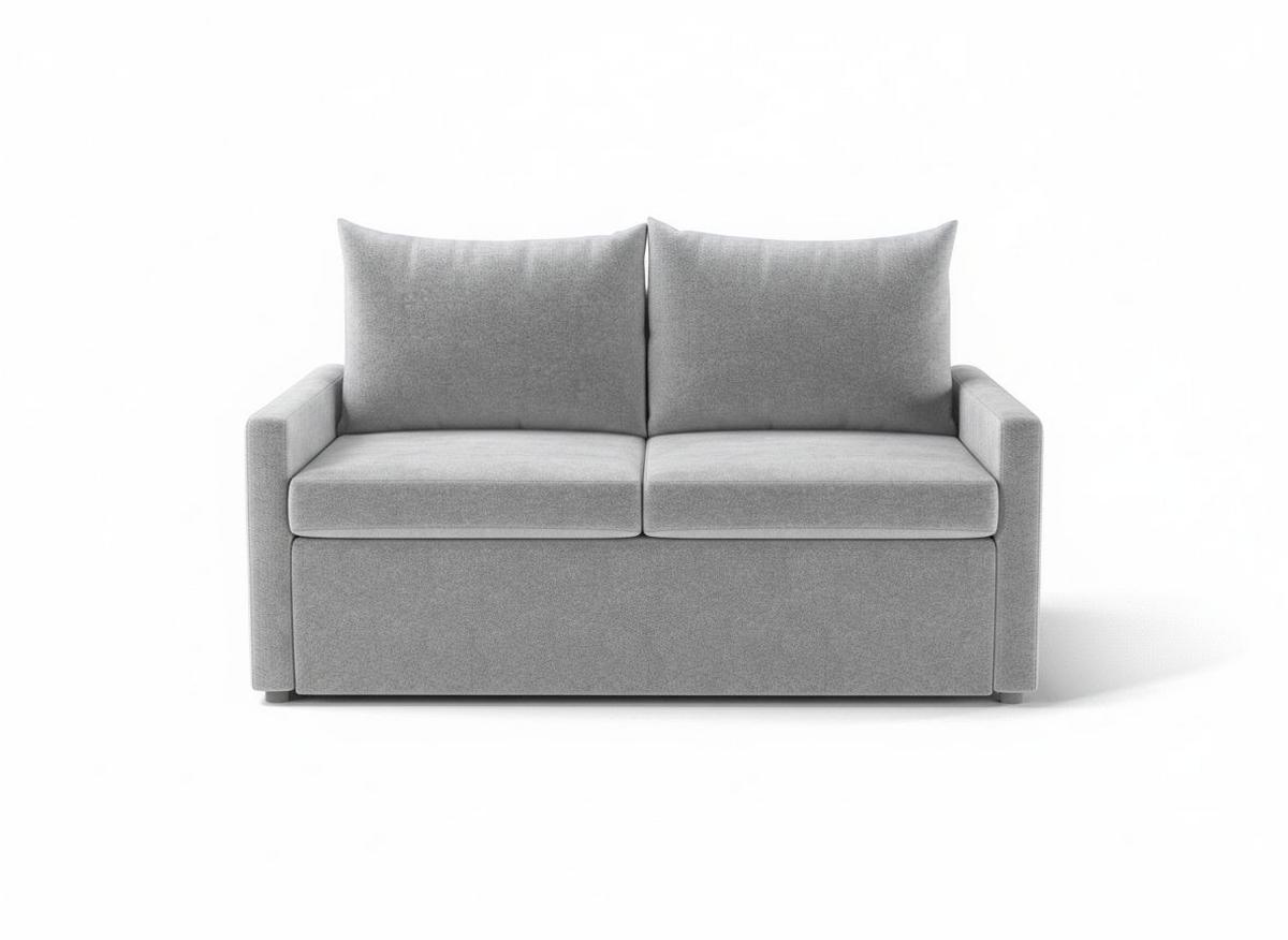 Schlafsofa Cologne Grau B: 152cm - Schwarz/Grau, Design, Textil (152/89/92cm) - MID.YOU