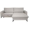 Ecksofa Clara Silberfarben B: 240 Cm - Silberfarben, MODERN, Textil (240/87/177cm)