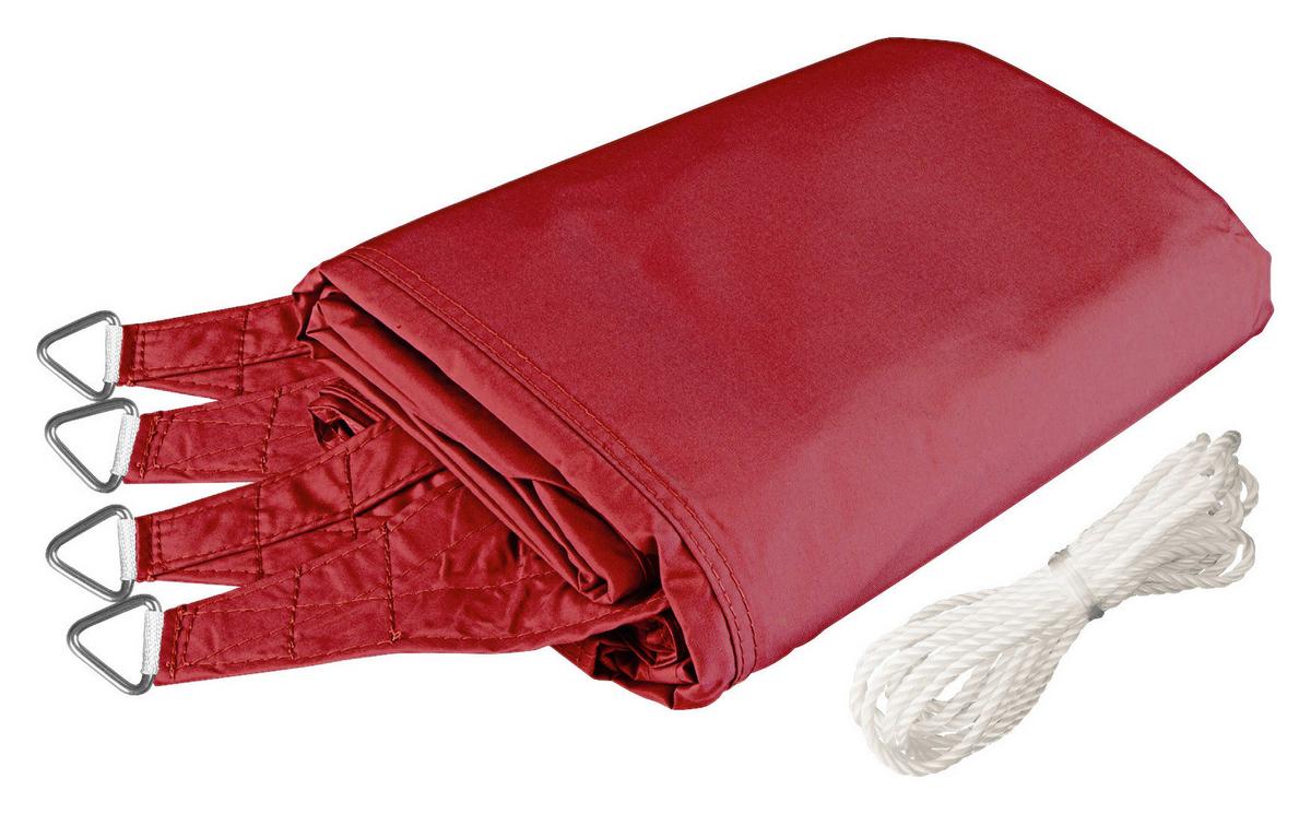 Sonnensegel Rechteck 2x3 M - Dunkelrot, Basics (200/300cm)