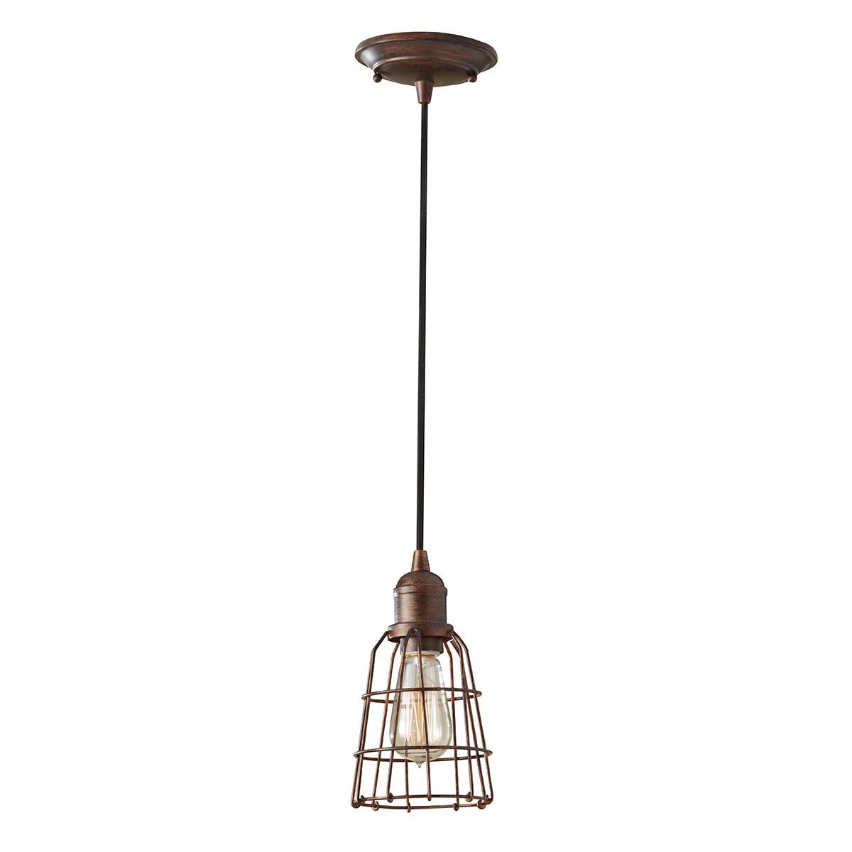Hängeleuchte Fe-Urbanrwl-P-D - Bronzefarben, Basics, Metall (13.2/30.3cm) - Elstead Lighting