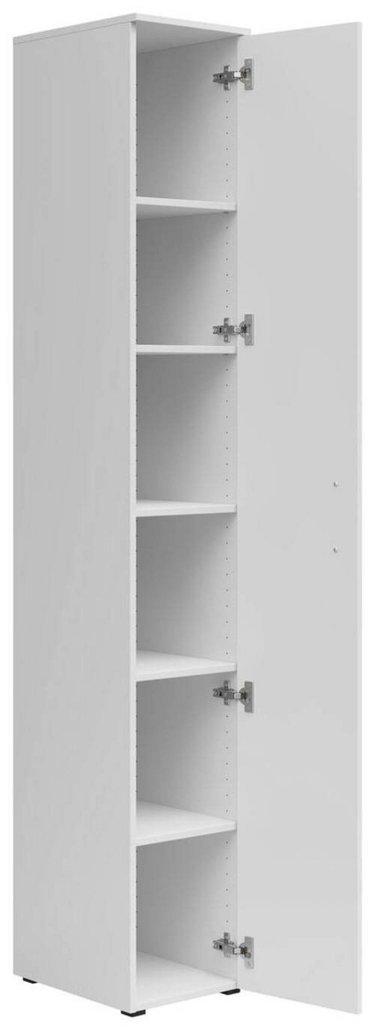 Szekrény Multistauraum - fehér, Modern, faalapú anyag (30/195/40cm) - Carryhome